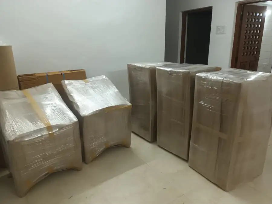 A full house packed and ready to load — Kerala Road Lines